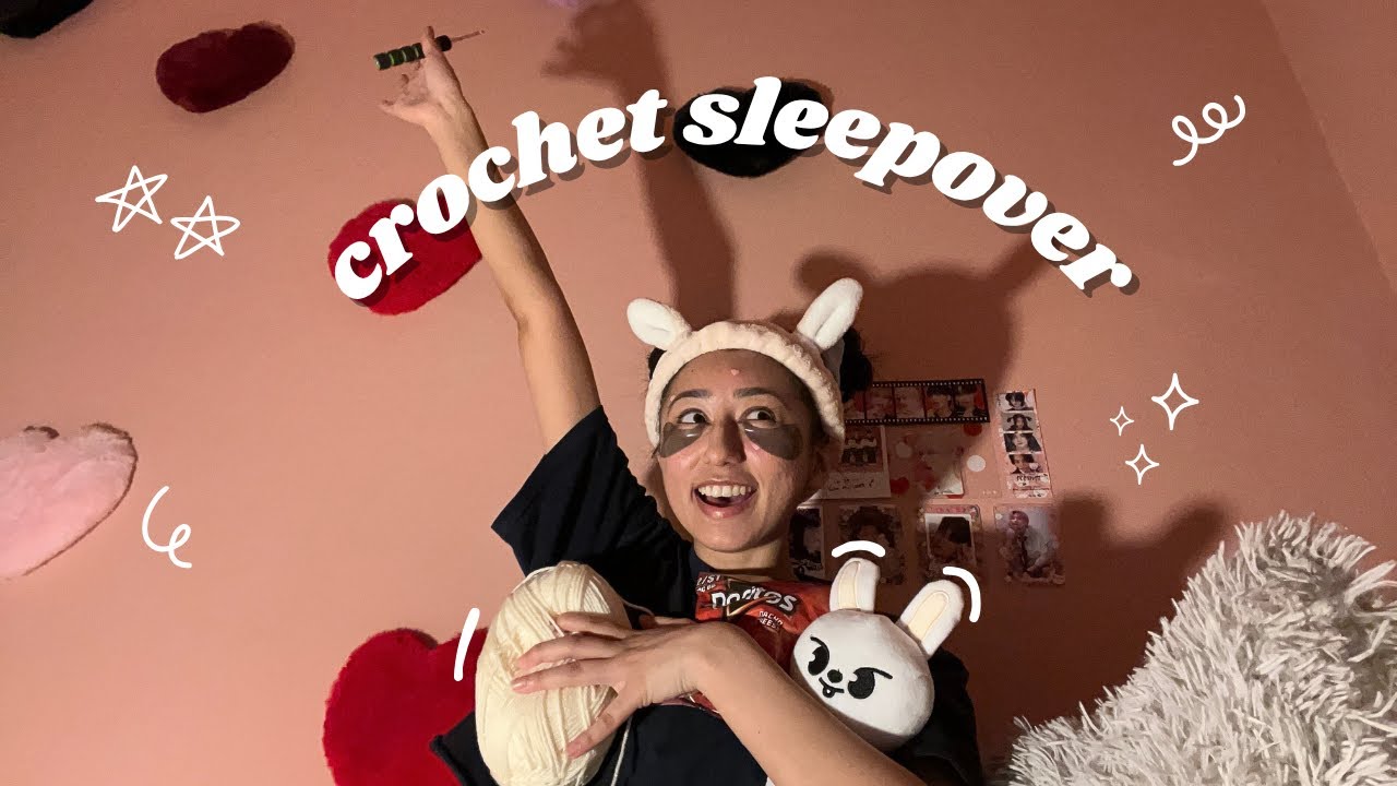 i stayed up all night crocheting....