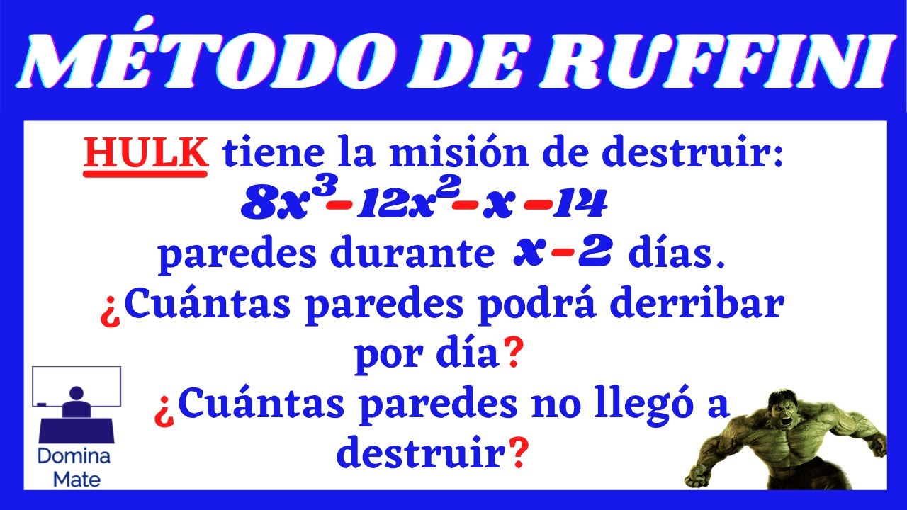M&Eacute;TODO DE RUFFINI-[EJERCICIO N&deg;1]