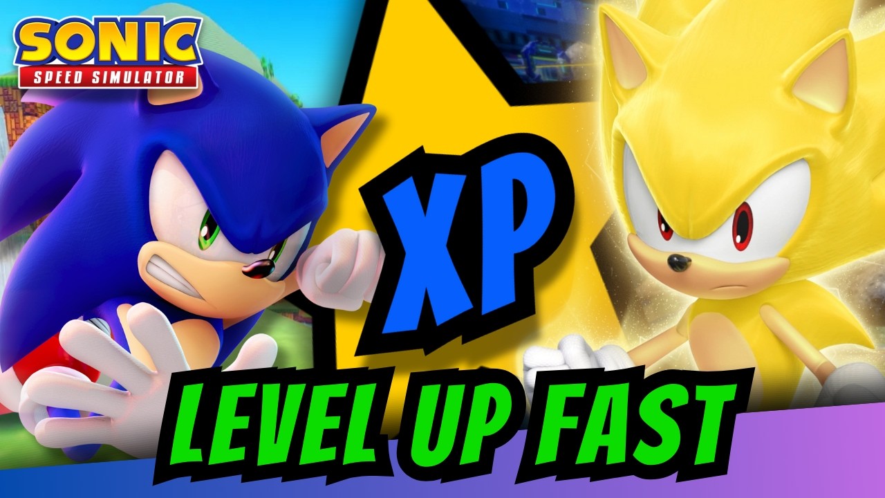 ⭐ Как быстро получить максимальный опыт в Sonic Speed ​​Simulator **ОБНОВЛЕНО**