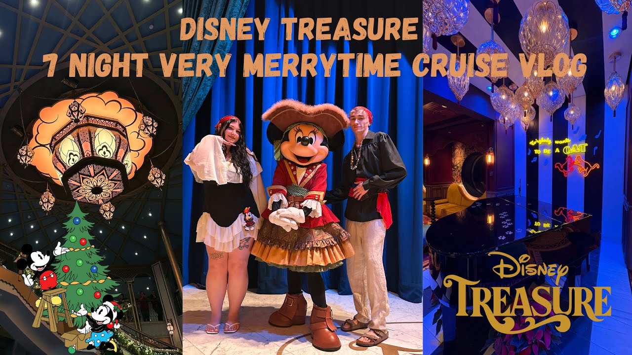 DISNEY TREASURE VERY MERRYTIME CRUISE VLOG 2025🎄✨ | *Our first Disney Cruise!*