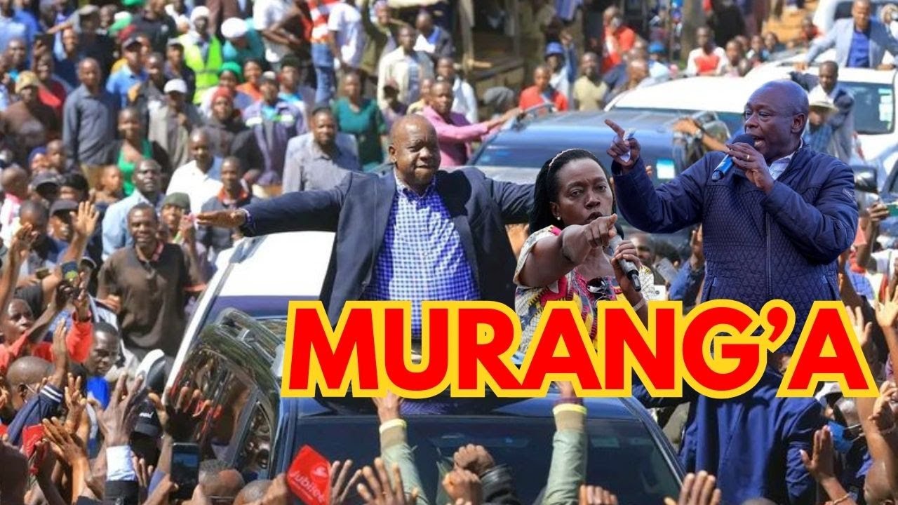 LIVE:Gachagua, Matiang'i and their troops in Murang'a