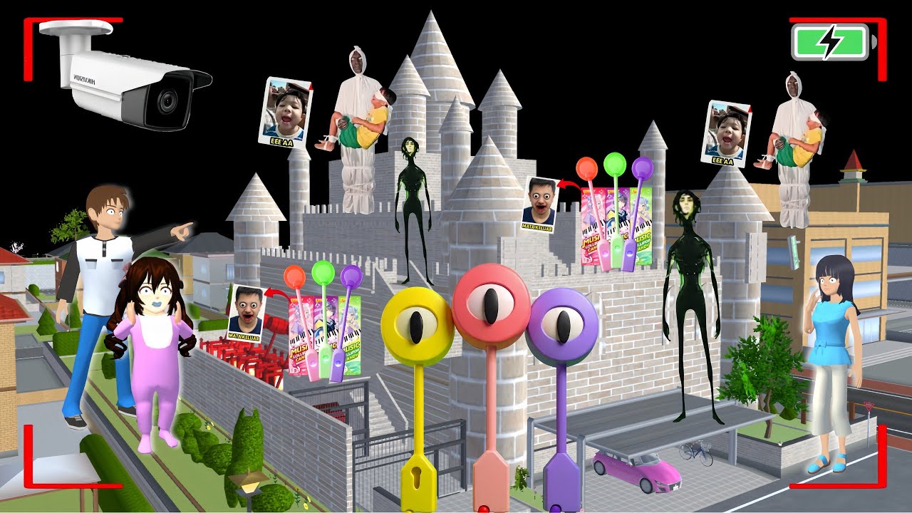 Yuta Mio Buat Benteng Raksasa Paling Aman Dari PASUKAN POCONG ENGKOL MUSIK LOLIPOP TOR MONITOR 😱 SSS