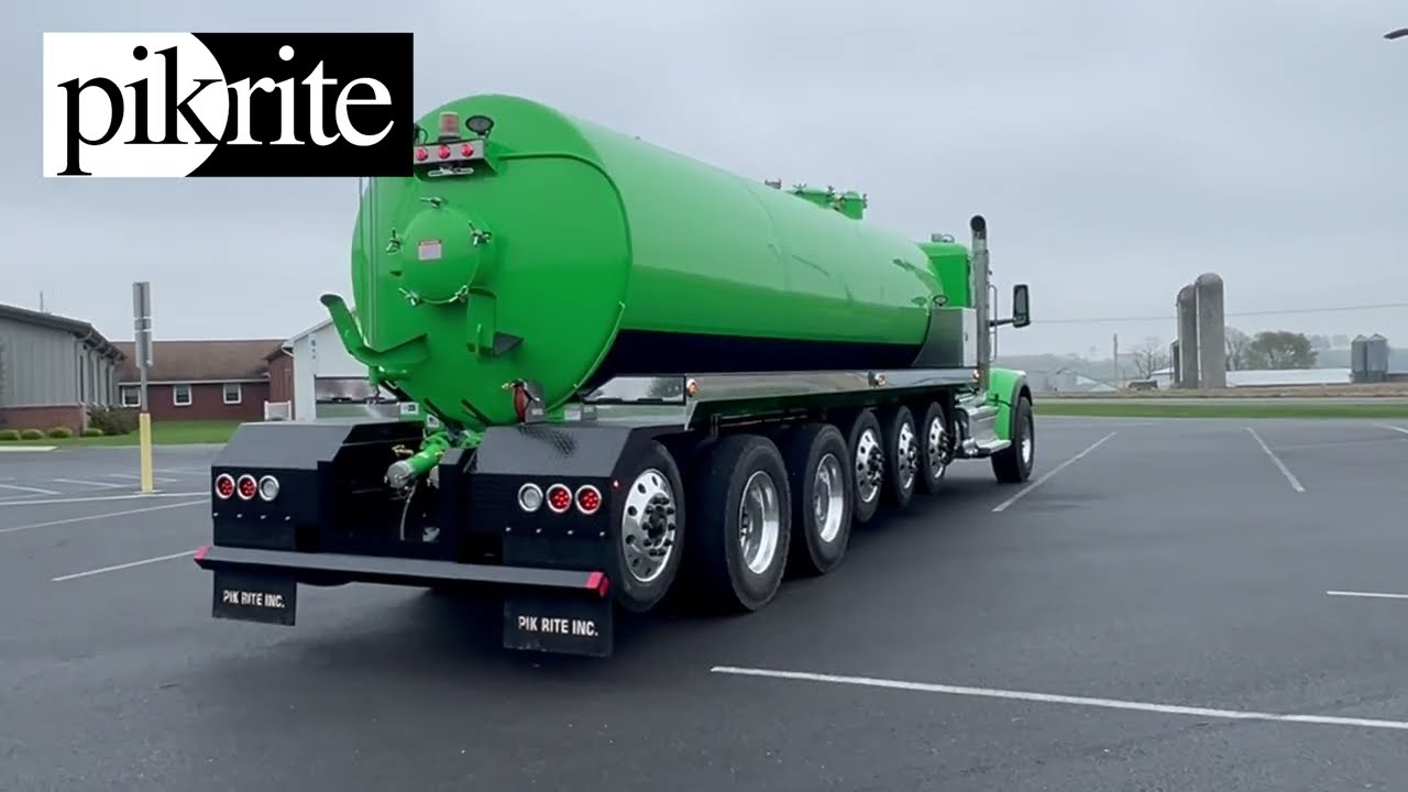 Gas and Oil Field Vacuum Tank Trucks | Pik Rite Vacuum Trucks
