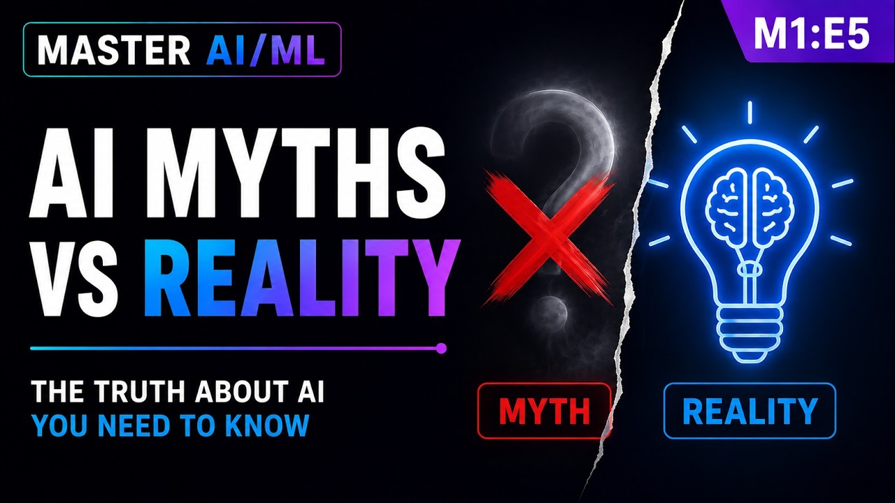 AI Myths vs. Reality &mdash; What AI Can't Actually Do (Live Demo) | Master AI & ML Ep 05