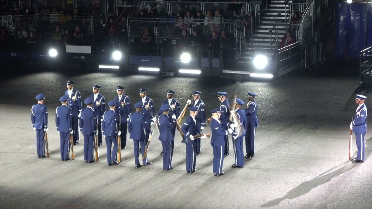 Royal Edinburgh Military Tattoo 13.08.2022 - United States Air Force Honor Guard Drill Team