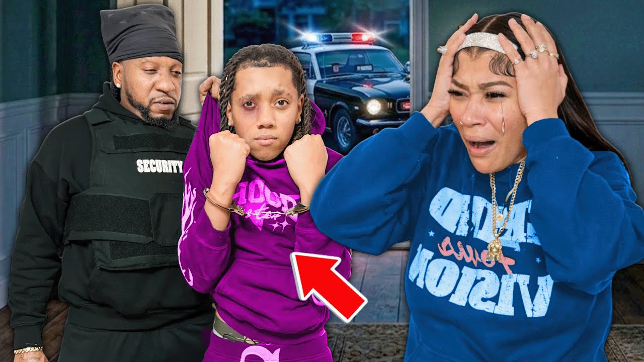 Мальчик не послушался маму, и его заковали в наручники полицейские 😮