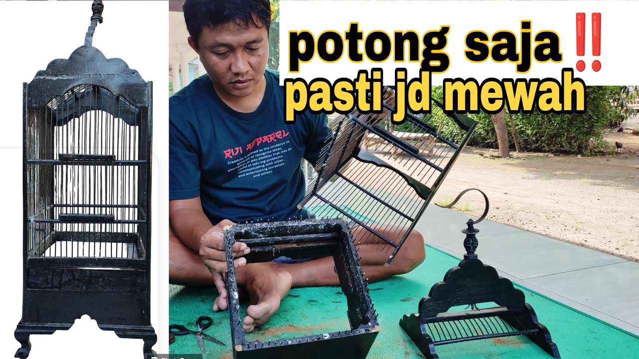 Tak Disangka Hasilnya sebagus ini😱⁉️ Retorasi Sangkar Lama Jadi Seperti Baru,,.