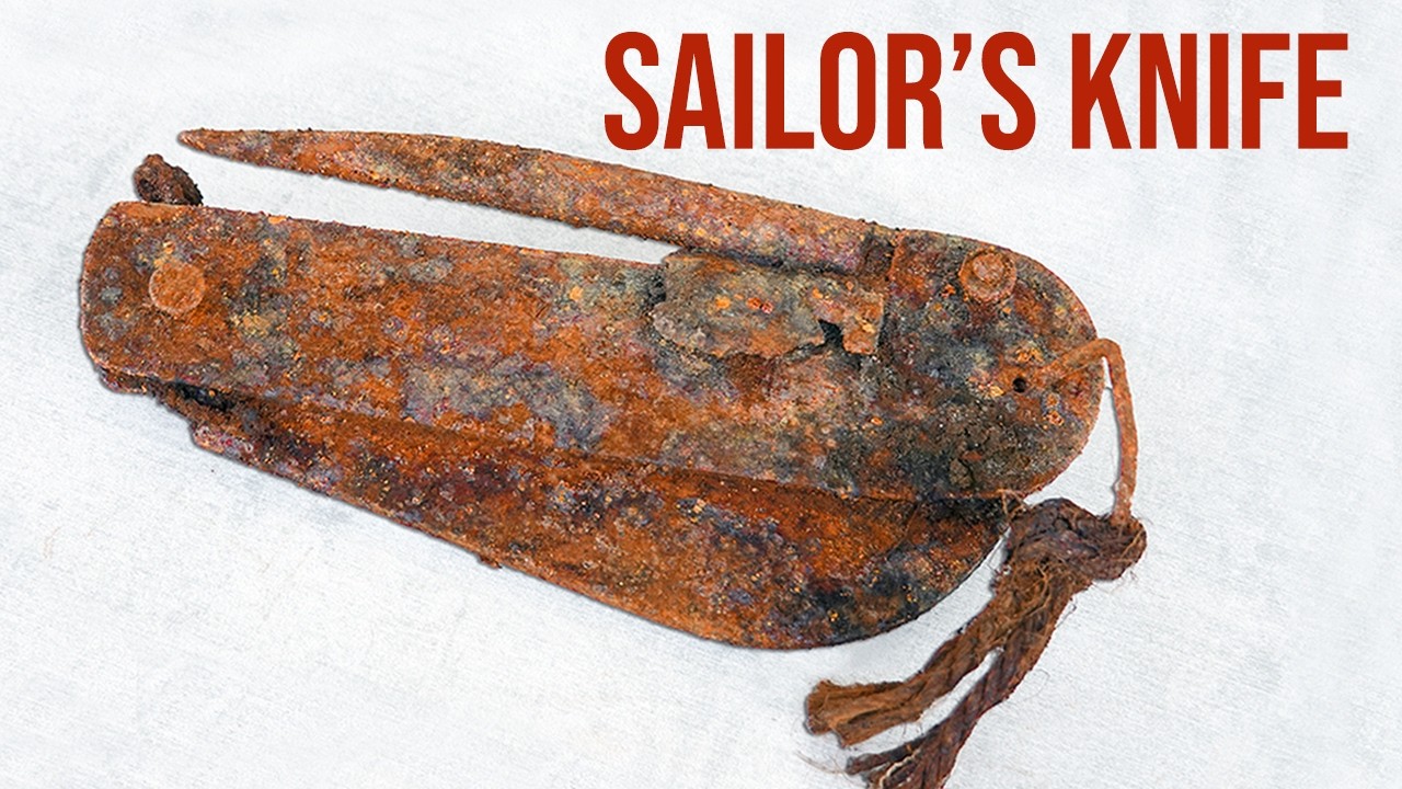 Restoration of Rusty Marlin Spike Knife &mdash; Harbor Find