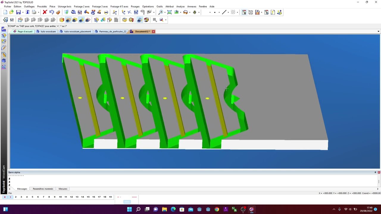 tuto wood'cam création programme imbrication