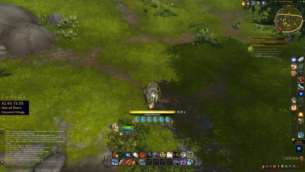 A Floral Flair for Every Ram WoW Quest