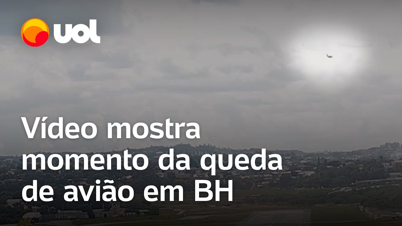 Vídeo mostra momento da queda de avião da PF no aeroporto da Pampulha; veja