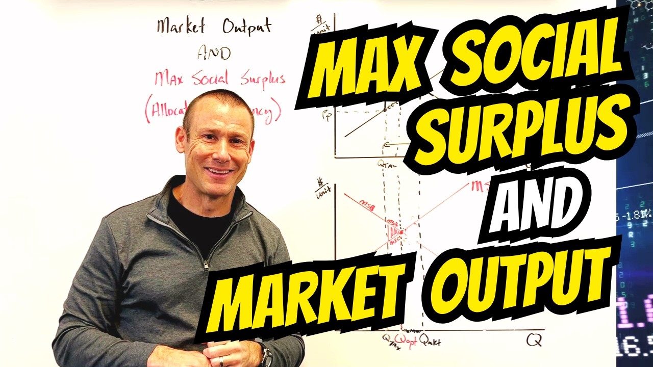 Market Output and Maximum Social Surplus (Allocative Efficiency)