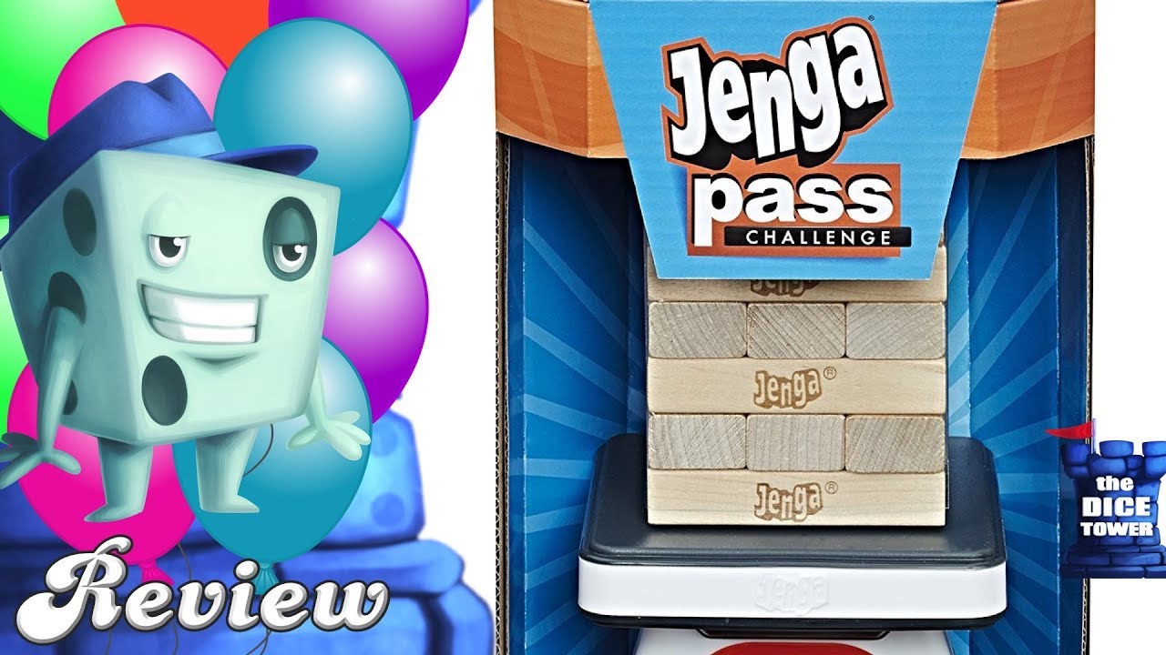 Jenga Pass Challenge Review - with Tom Vasel