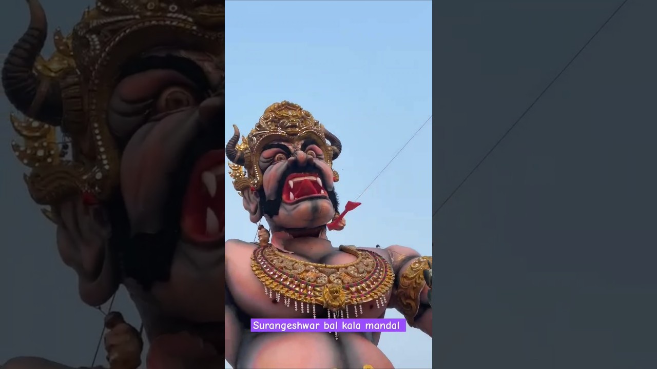 Surangeshwar bal kala mandal 🔥 #narkasur #ogohogoh #ravan