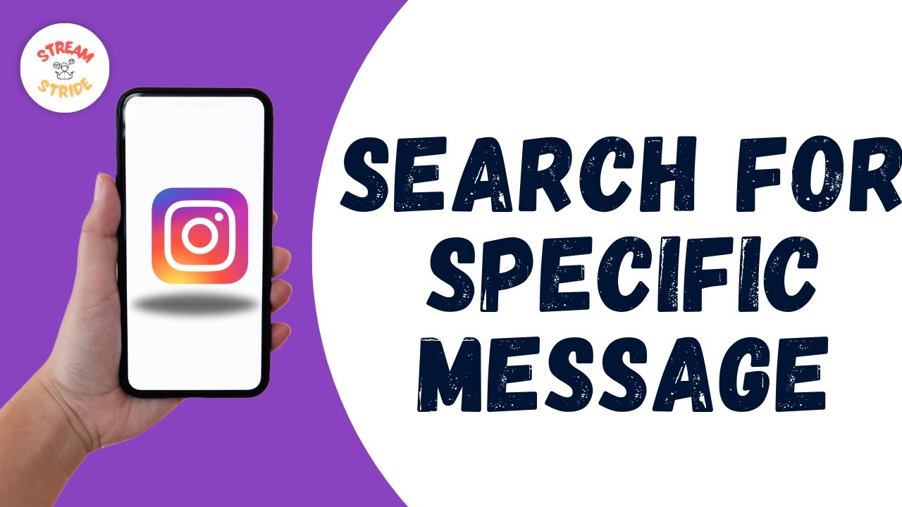 HOW TO SEARCH FOR A SPECIFIC MESSAGE ON INSTAGRAM