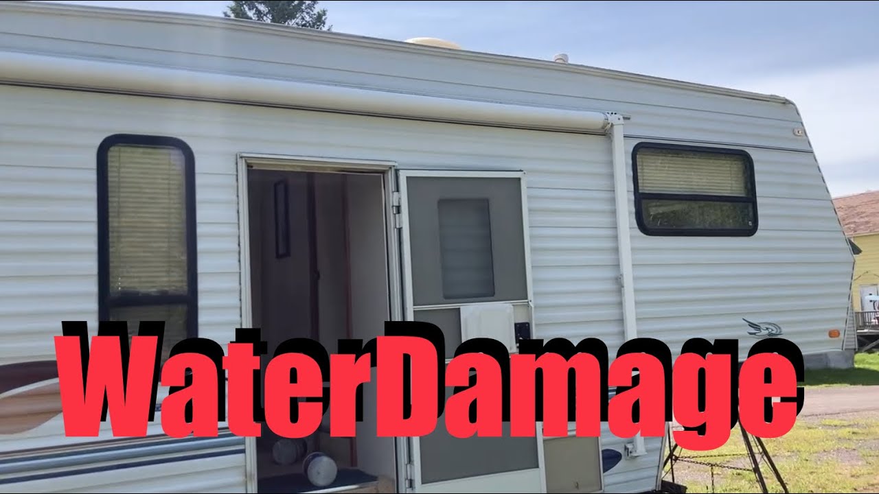 How to identify and repair water damage in RV, camper