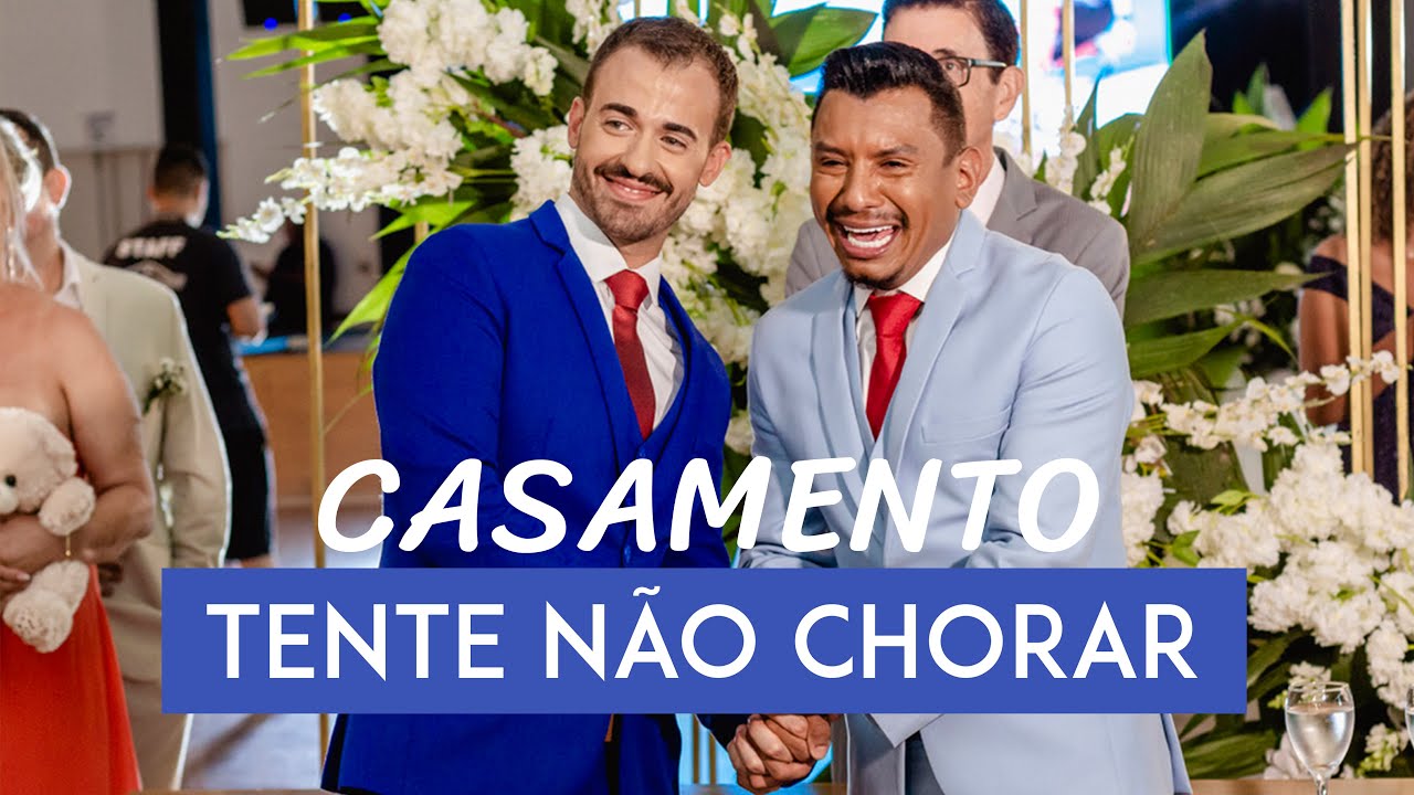 Casamento Gay com entrada de alianças EMOCIONANTE