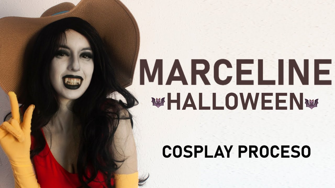 🦇 MARCELINE COSPLAY 🦇 Halloween (proceso+maquillaje)