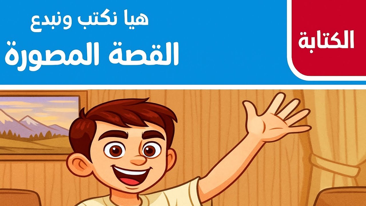 كتابة قصة مصورة + حل تدريبات #الصف_الثالث_الابتدائى #المنهج_الجديد_2026 #تعبير #كتابة 