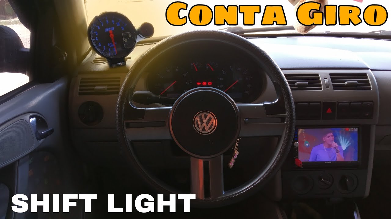 INSTALEI CONTA GIRO + SHIFT LIGHT NO VOLKSWAGEN GOL G3!!!