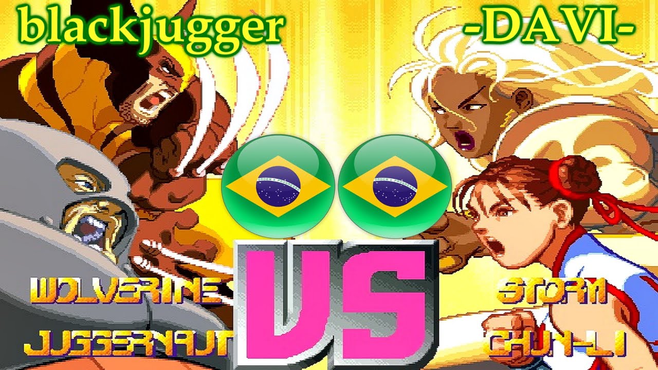 X-Men Vs. Street Fighter - blackjugger vs -DAVI- FT10