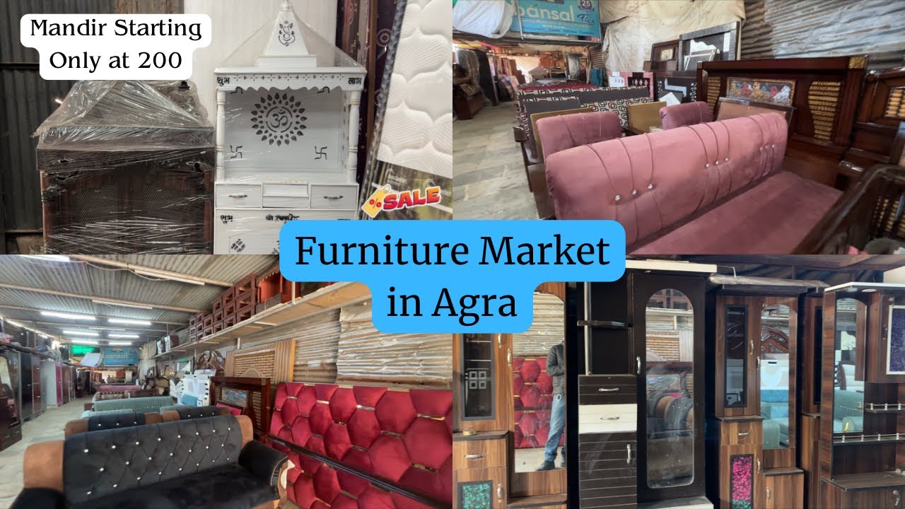 Furniture Market In Agra | Mandir Starting from 200 | Yours daily vlog