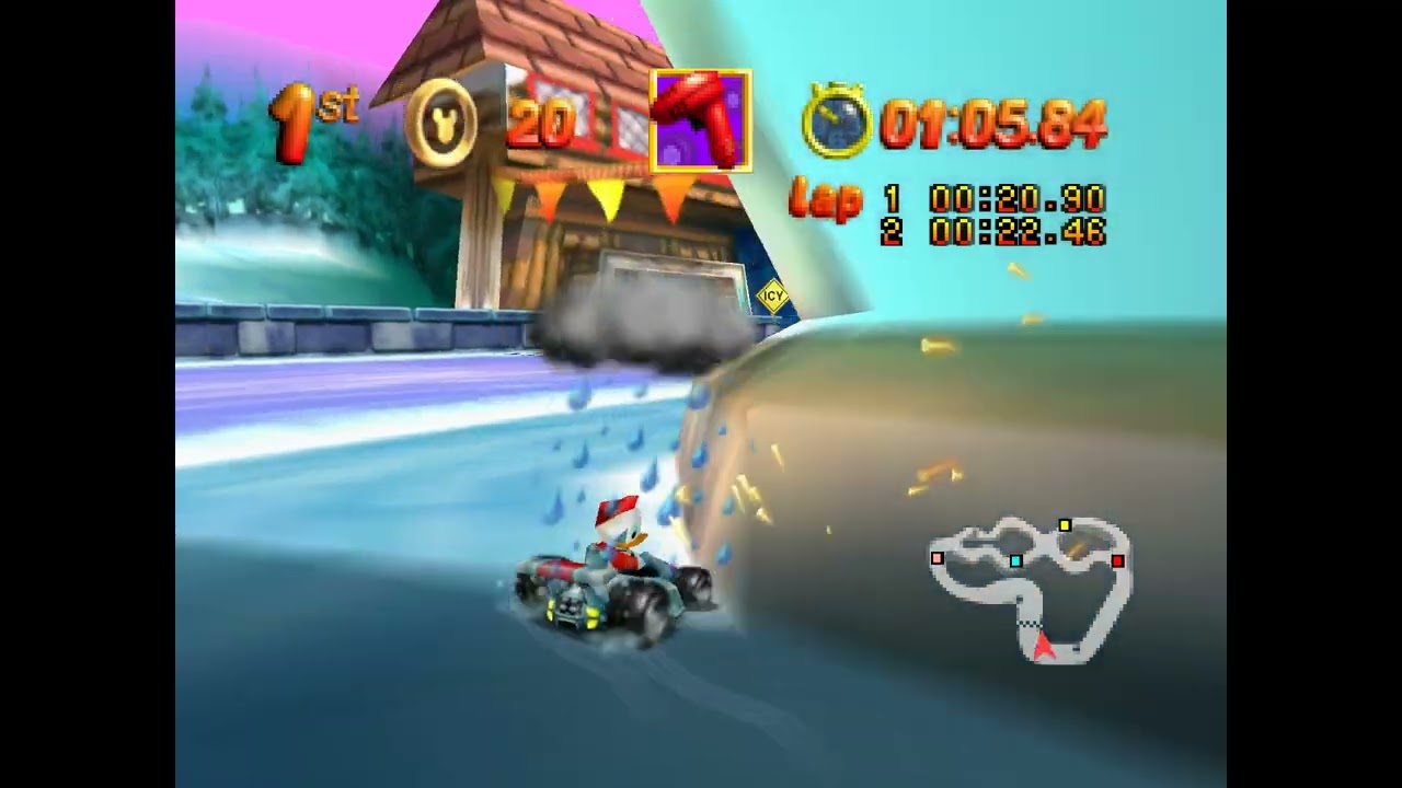 Mickey's Speedway USA (N64) - All Tracks (Professional)