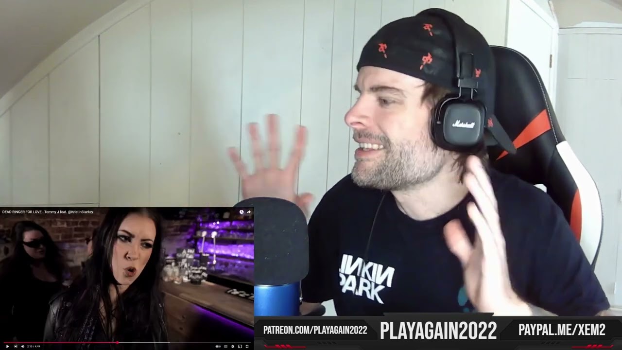 Tommy Johansson Feat Kristin Starkey - Dead Ringer For Love (Meat Loaf)(First Time Reaction)