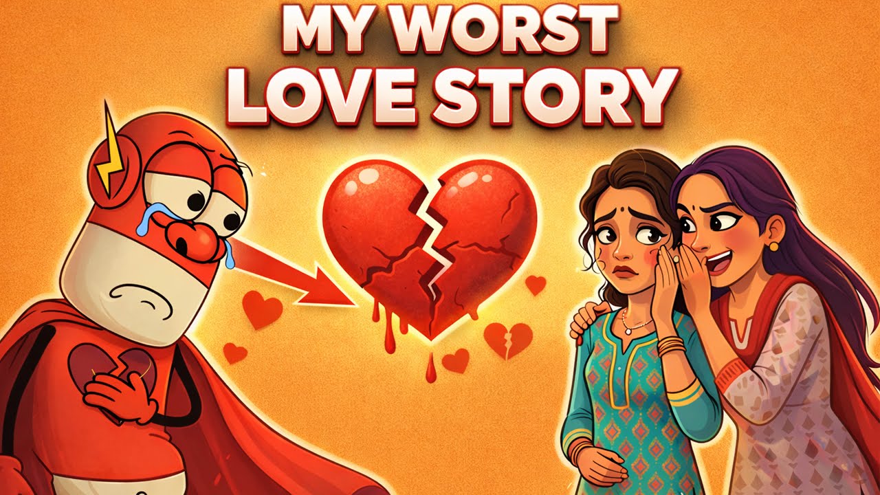 My Worst Love Story 💔 | Animated Love Story in Telugu