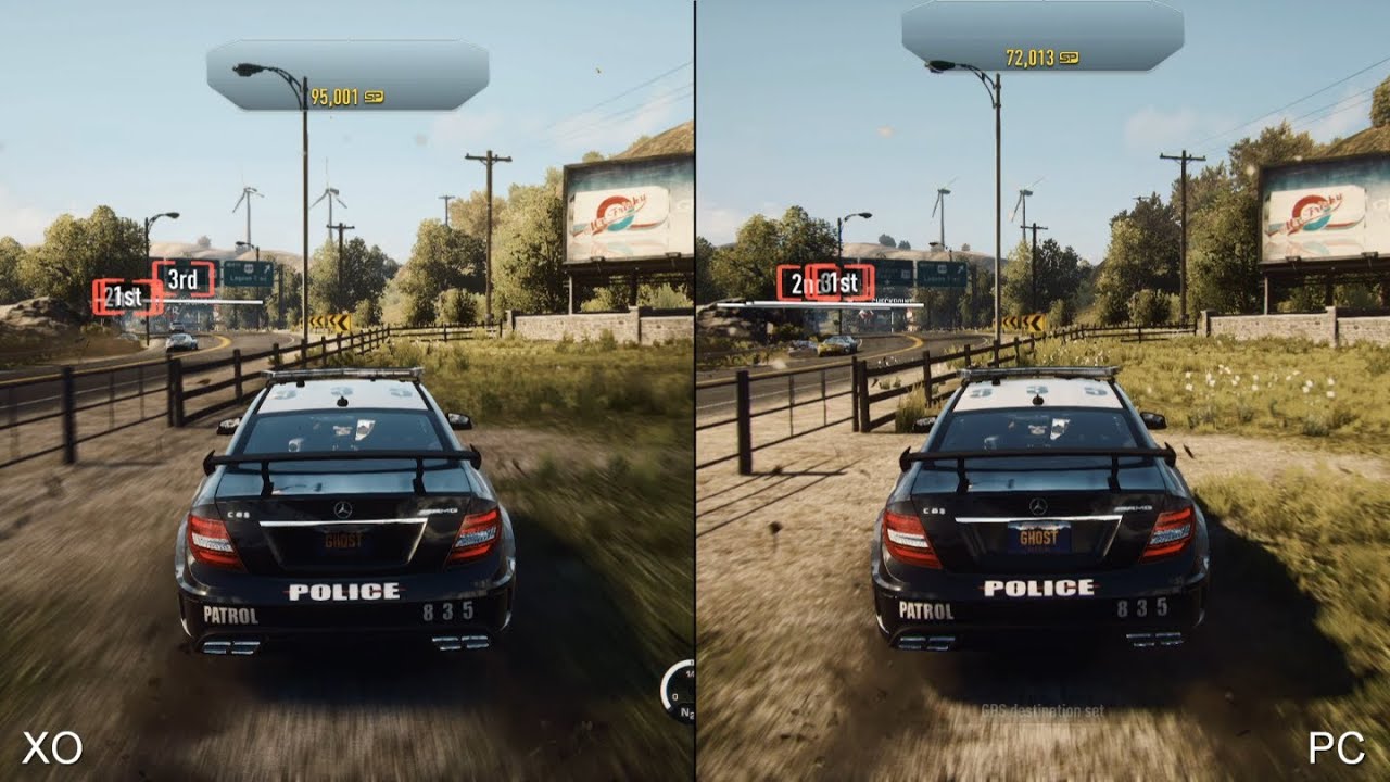 Need for Speed Rivals Final Code: Xbox One vs. PC Comparison