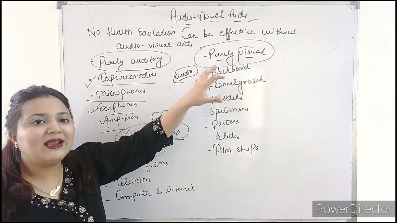 Audio- visual aids || AV AIDS || Explanation in hindi