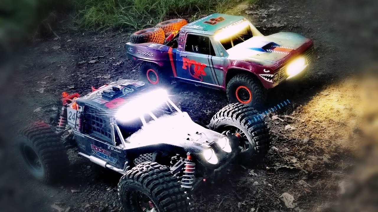Traxxas Unlimited Desert Racer & ZD RACING DBX-07