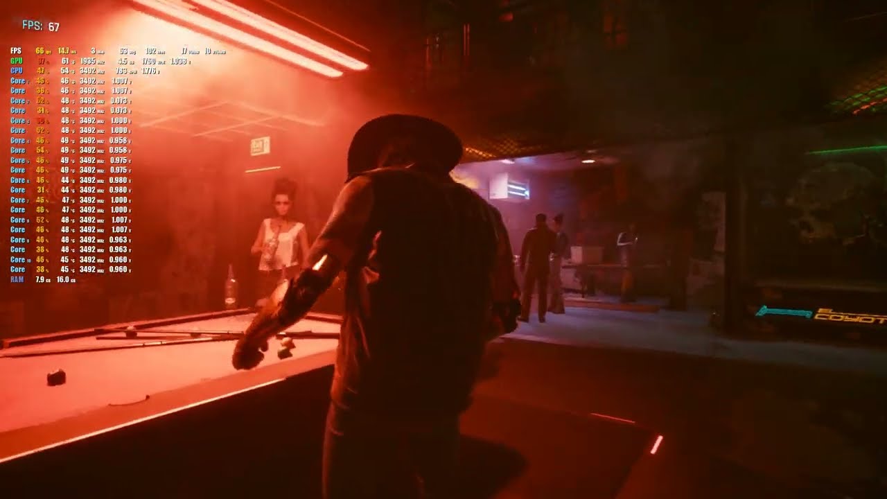 Xeon 2666 v3 + GTX 1660 Ti | Cyberpunk 2077 | HIGH | 1080P