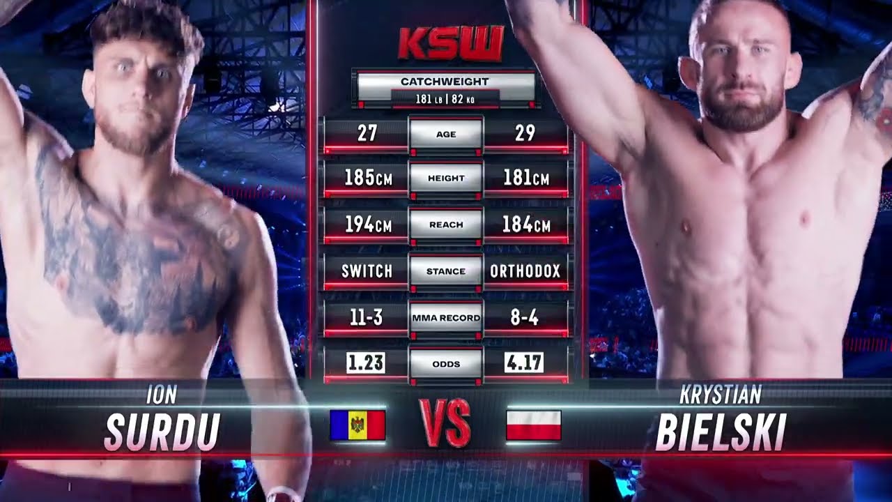 KSW Free Fight: Krystian Bielski vs. Ion Surdu | XTB KSW 81