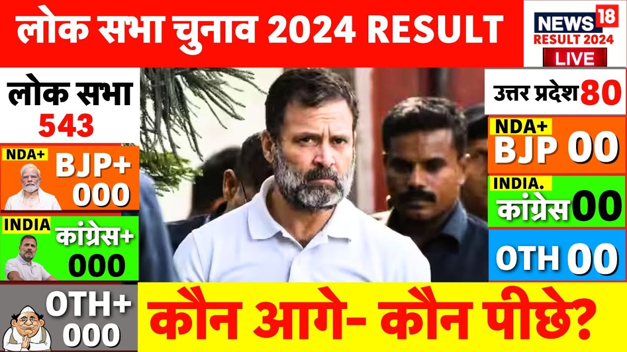 Counting of votes in India live: Lok Sabha Election 2024 LIVE | PM Modi | Rahul Gandhi Results 2024