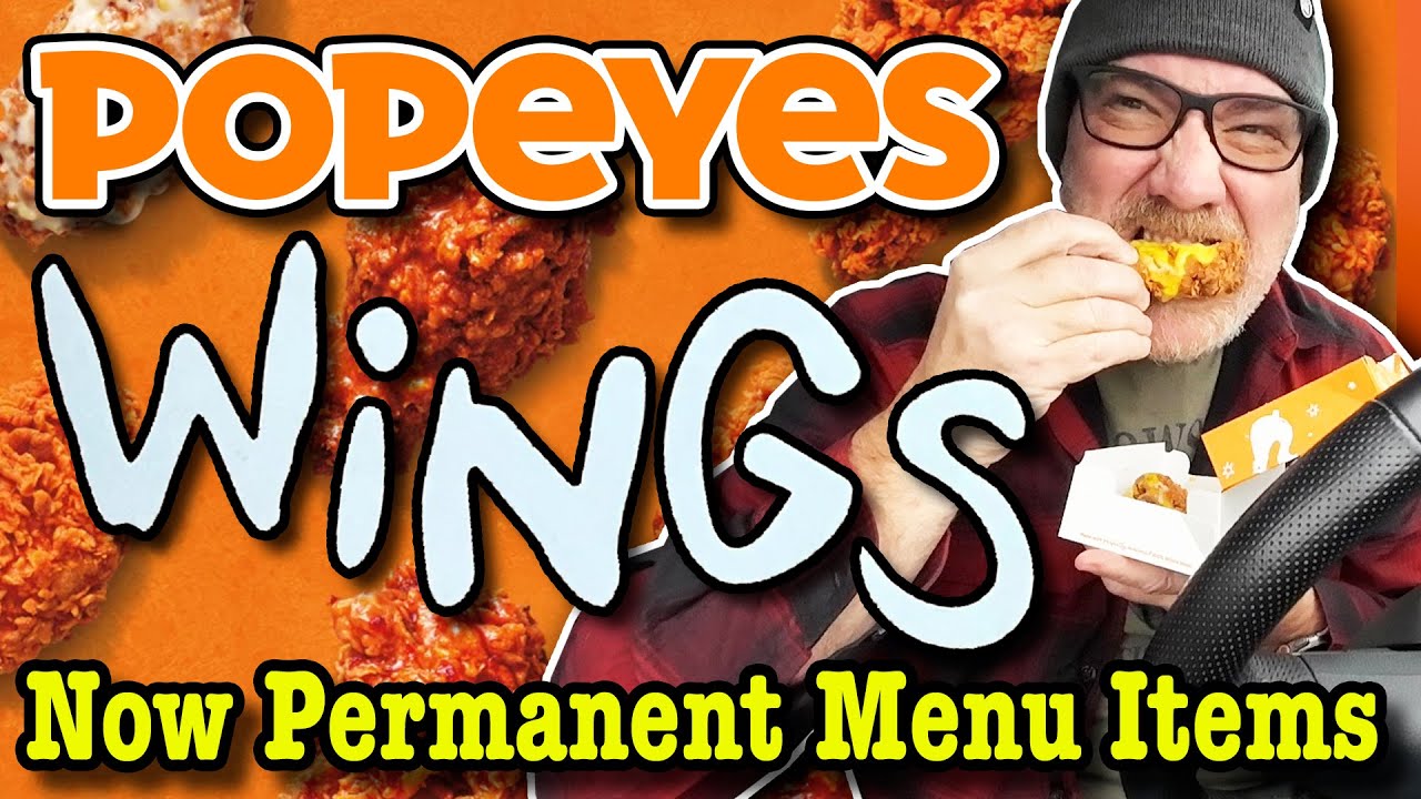 Popeyes 5 NEW FLAVOURS of Chicken Wings