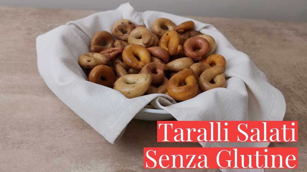 TARALLUCCI SALATI FATTI IN CASA SENZA GLUTINE - Ricetta facile - Tasty Diana