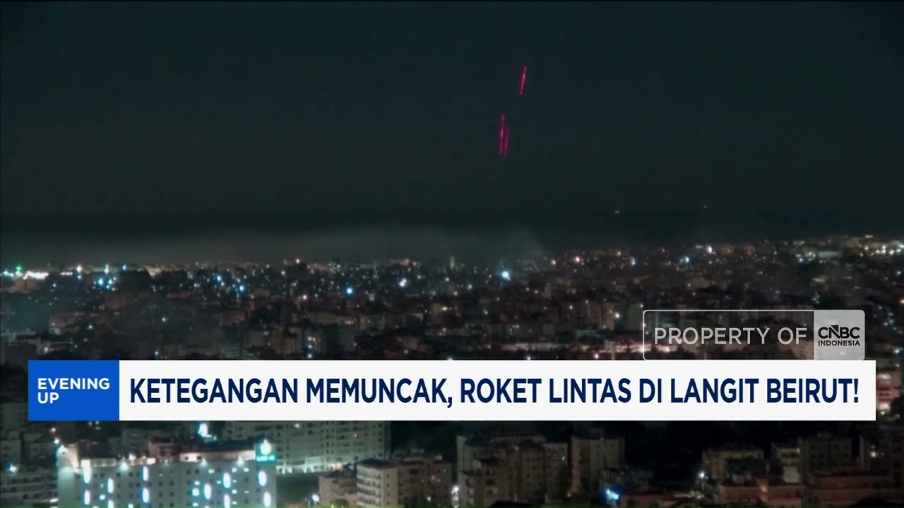 Ketegangan Memuncak, Roket Lintas di Langit Beirut