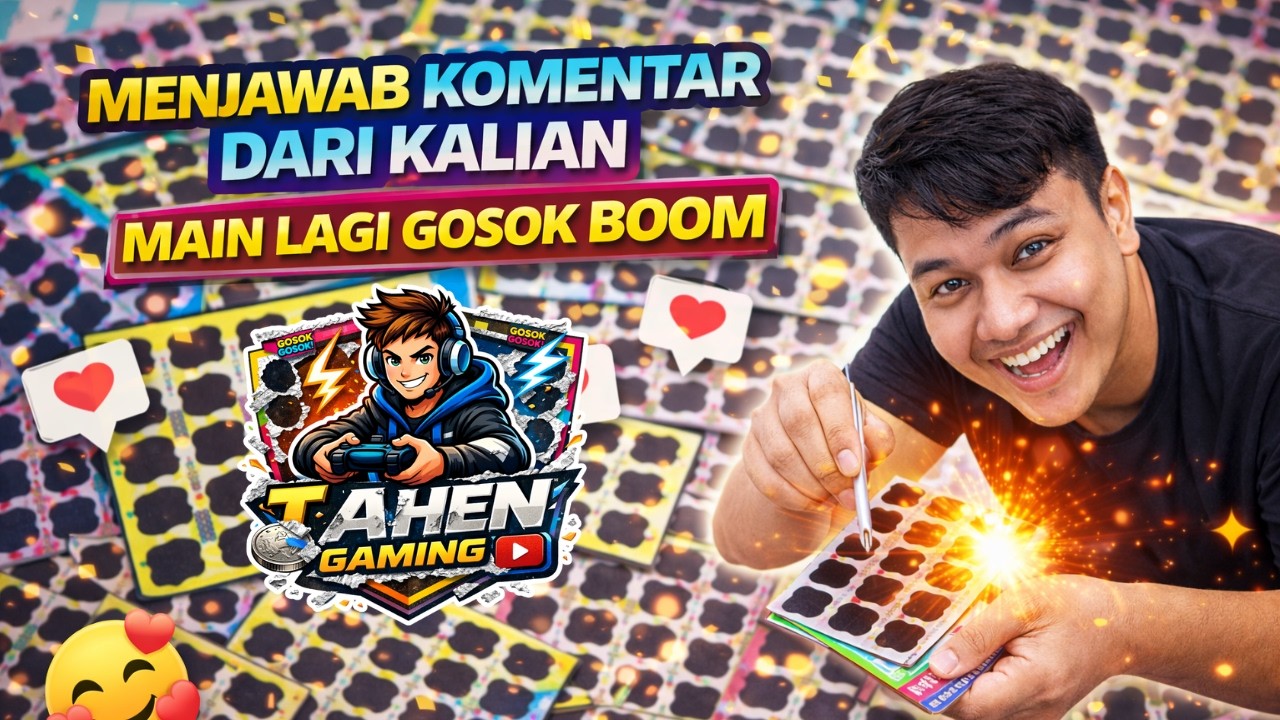BERMAIN GOSOK GOSOK BOOM LAGI - MENJAWAB KOMENTAR KALIAN NIH