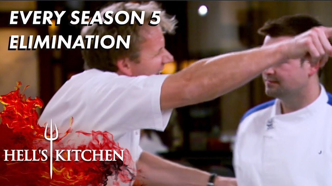 Every Season 5 Elimination On Hell's Kitchen