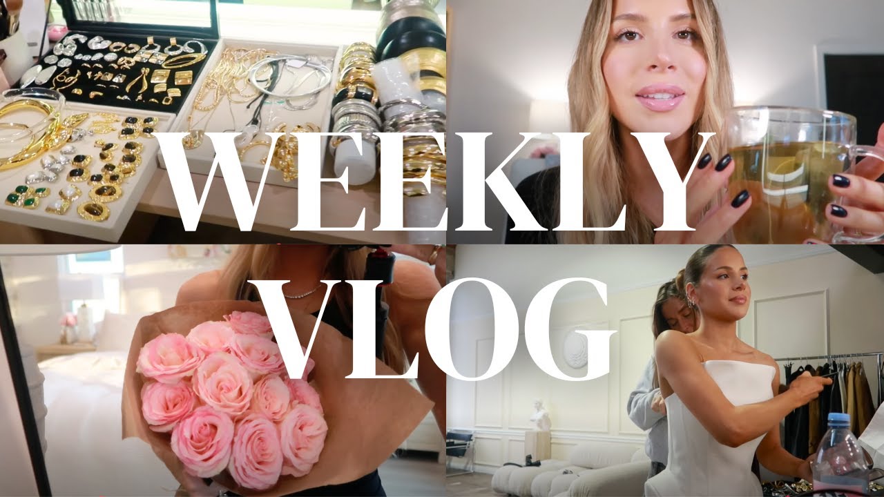 weekly vlog: fitting, photoshoot & amazon faves