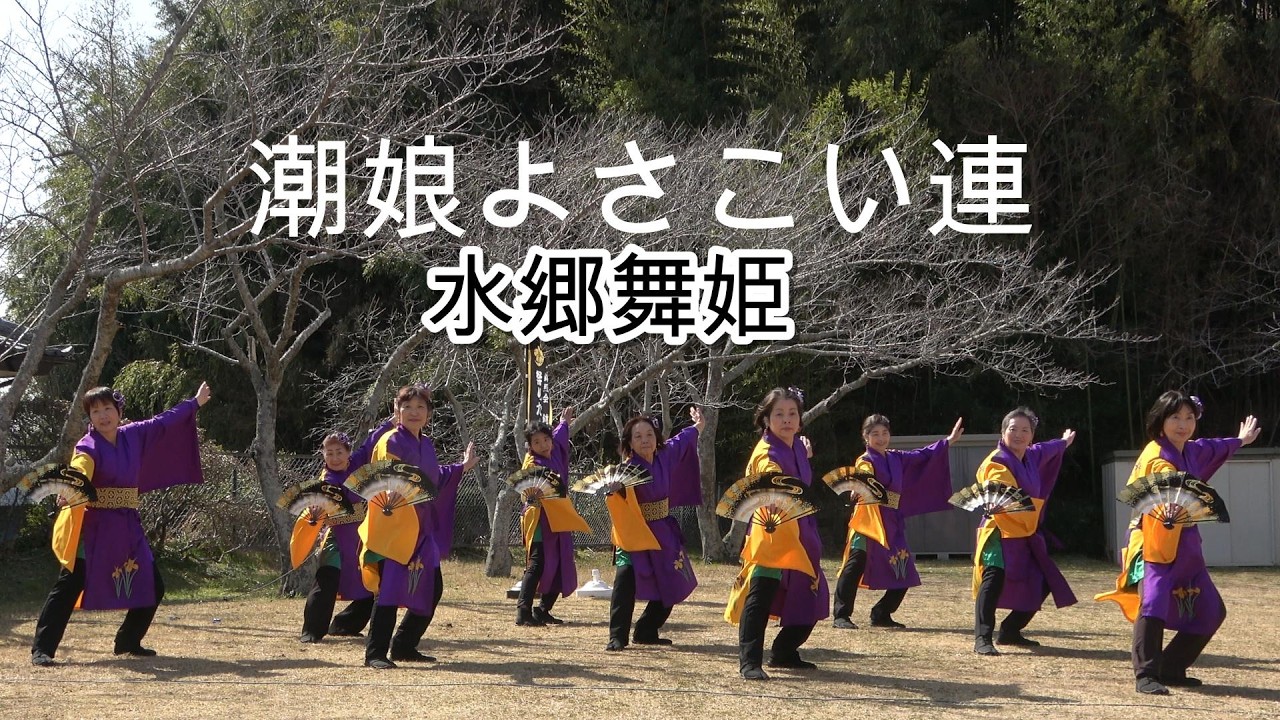 【よさこい4K】潮娘よさこい連「水郷舞姫」｜第32回新日本舞踊＆よさこい踊り　祭りだ！和っしょい！Inたこらぼより