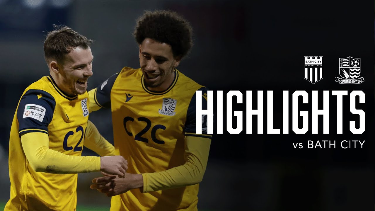 Highlights: Bath City 1-3 Southend United