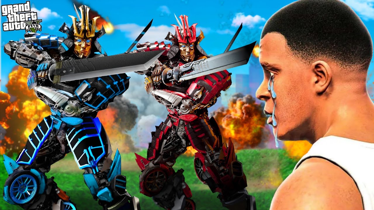 Franklin Attack by DARK TRANSFORMER in GTA 5