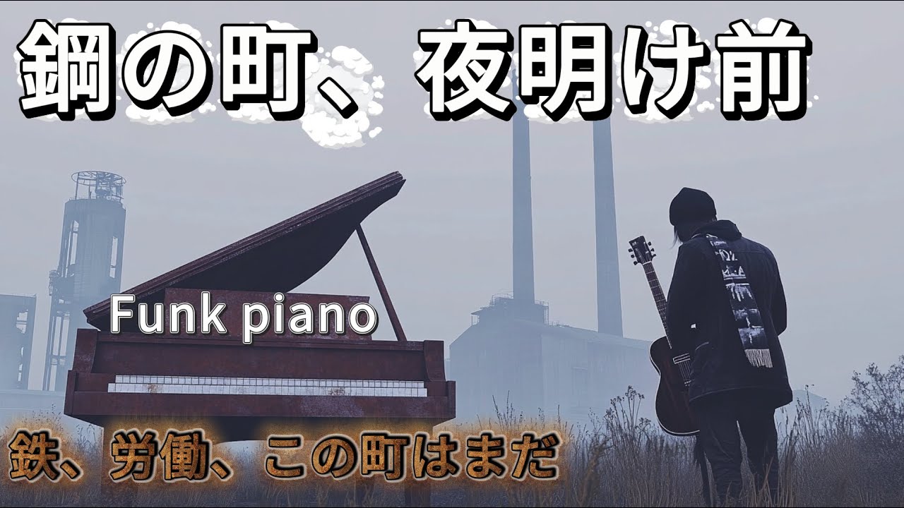 🎵鋼の町、夜明け前 │ Funk piano