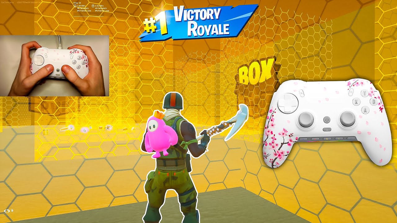 [1 HOUR] Scuf Envision Controller ASMR 😴 Handcam Fortnite Box Fights 📦