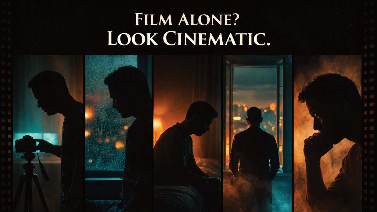 5 Cinematic Shots You Can Film ALONE (No Crew Needed)