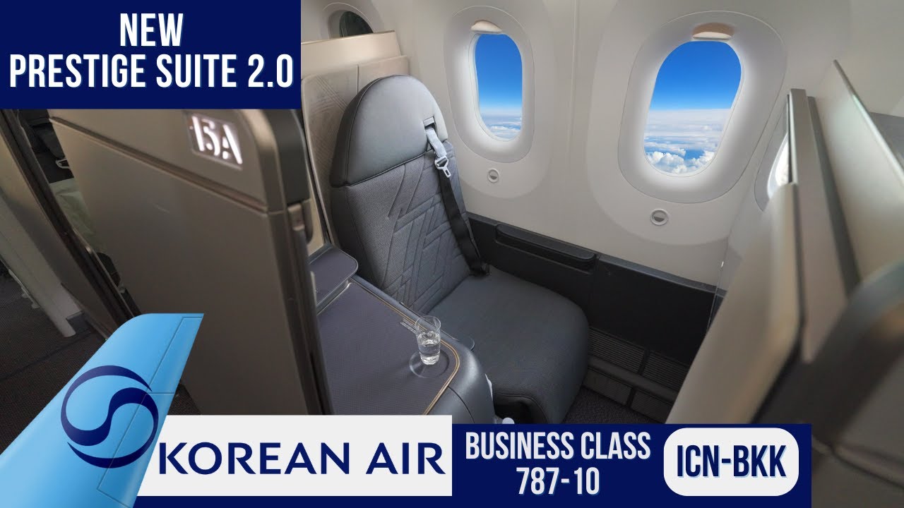 Обзор бизнес-класса PRESTIGE SUITE 2.0 на самолете Boeing 787-10 авиакомпании Korean Air · Сеул -...