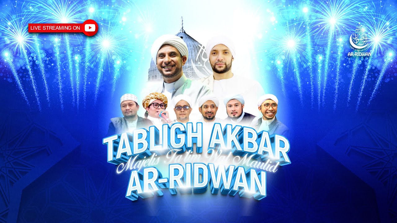🔴 LIVE | Tabligh Akbar Majelis Ta'lim Wal Maulid Ar-Ridwan dari Masjid Noor Kidul Pasar Kota Malang
