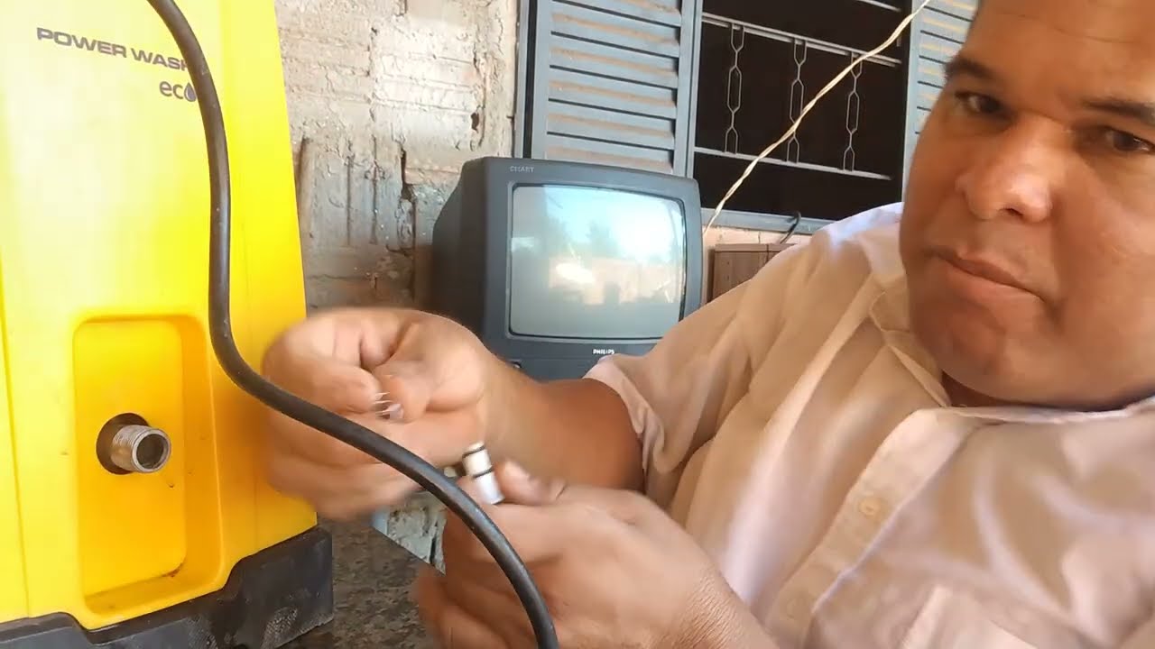 lavadora de alta pressão Eletrolux POWER WASH eco.   cortando pressão